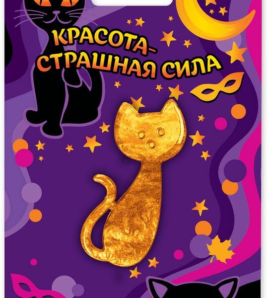 Заколка Market Union Котик 1шт.