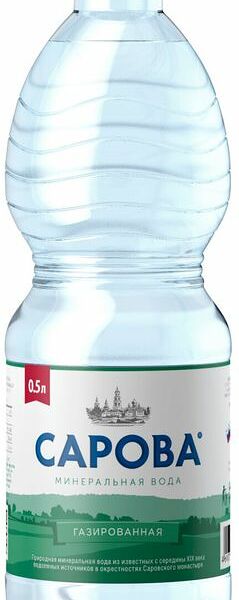 Вода Сарова минеральная газированная, 500мл