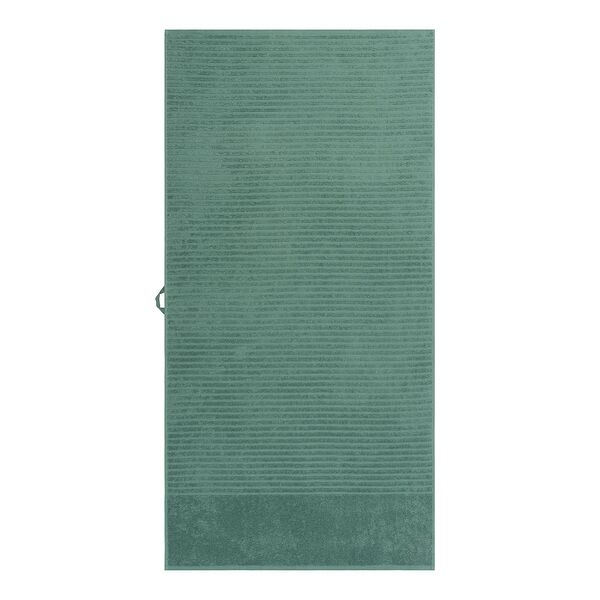 Полотенце махровое ДМ-Текстиль Pinery, зеленый, хлопок, 70х140 см