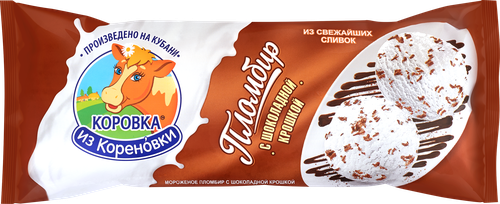 

Пломбир Коровка из Кореновки с шоколадной крошкой 15% 400 г