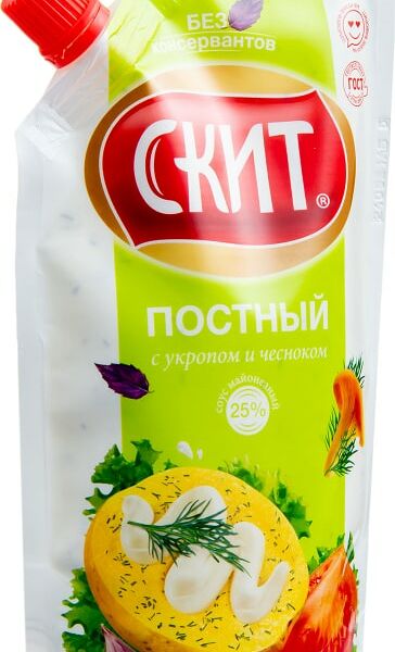 Соус майонезный Скит Постный 25% 225мл