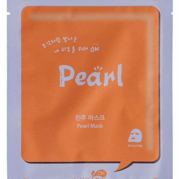 Маска тканевая для лица Mijin Mj Care с жемчугом