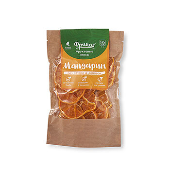 Чипсы фруктовые Экоснеки Фрипсы Мандарин 30г, Россия