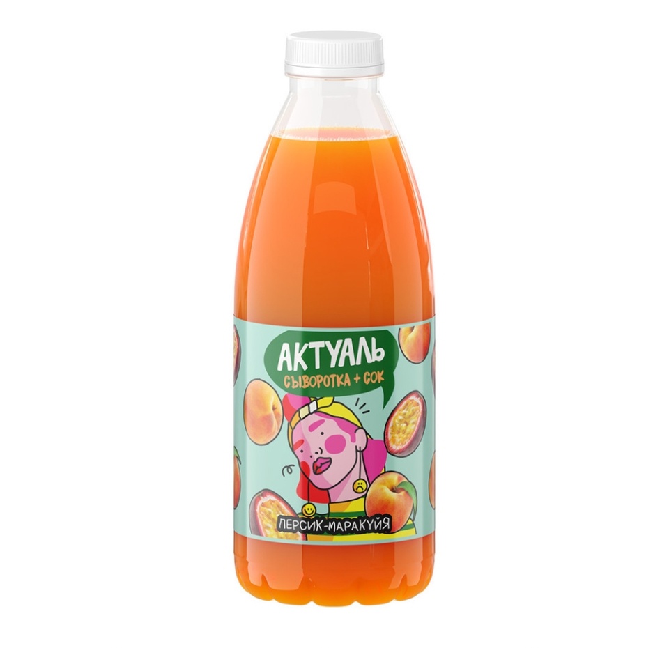

Напиток сывороточный Актуаль Персик-маракуйя, 930 г