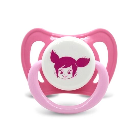 Соска-пустышка Мама Тама классическая латексная от 6 мес Вера цвет розовый