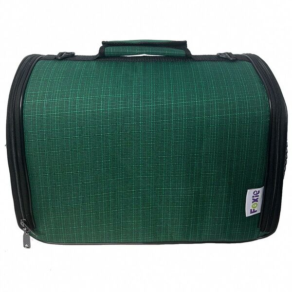 Сумка-переноска для животных FOXIE Глория 40х29х25см темно-зеленая