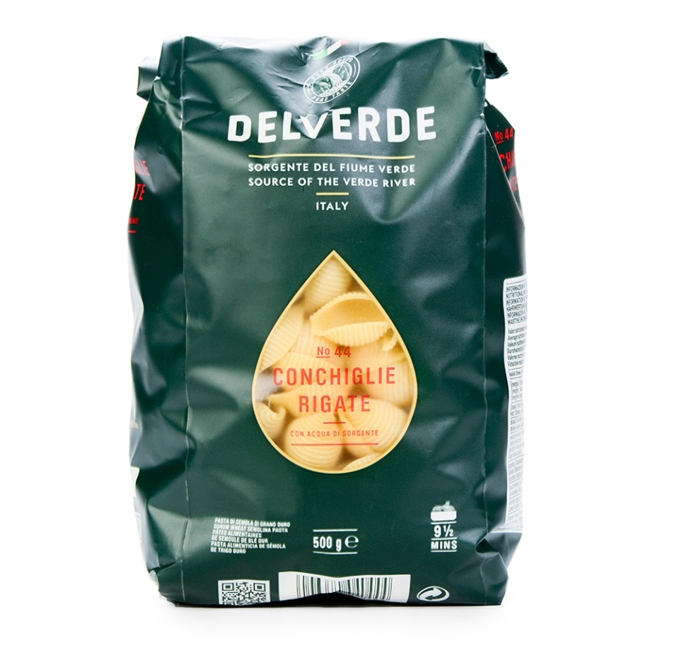 

Макаронные изделия Delverde №044 Конкилье Ригате, 500 г