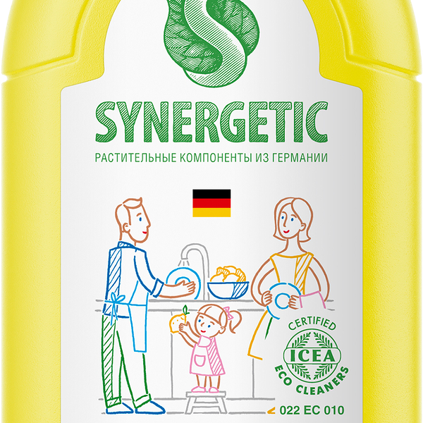 Средство для мытья посуды Synergetic Сочный Лимон