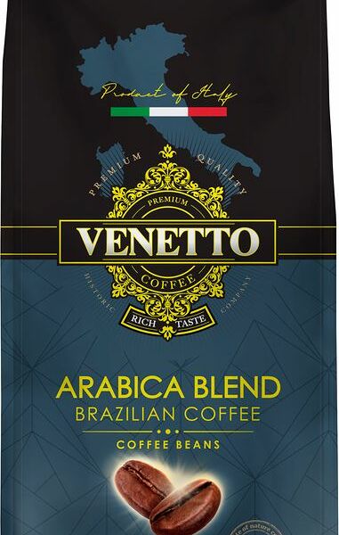 Кофе в зернах Venetto натуральный жареный 1кг