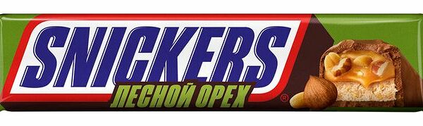 Батончик шоколадный Snickers лесной орех, 81г