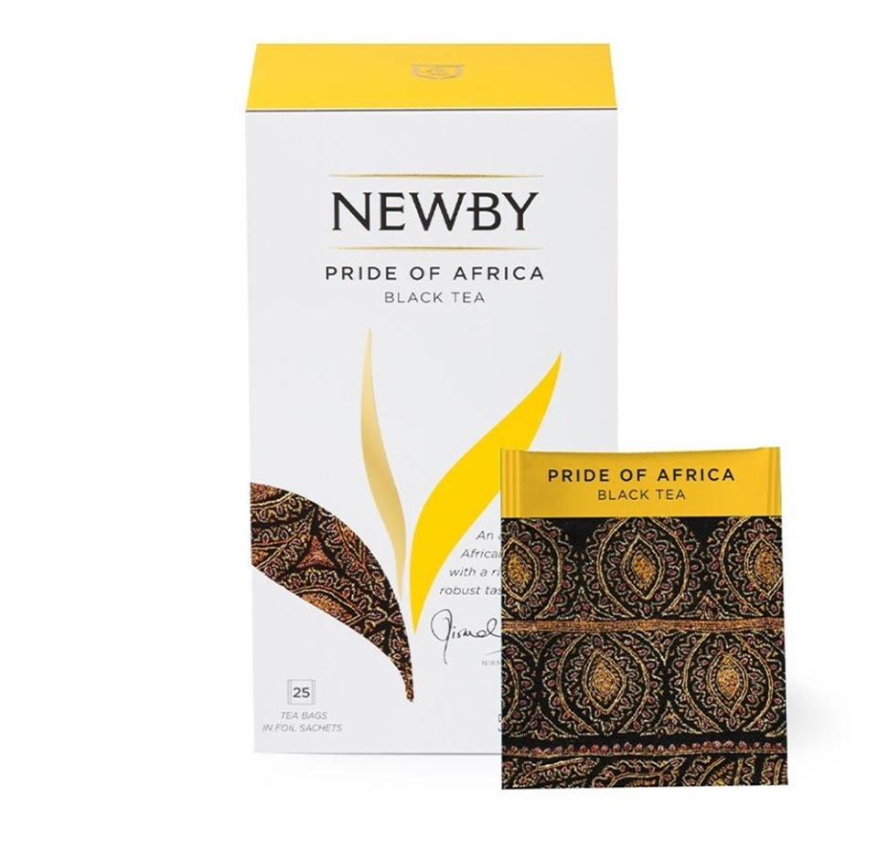 

Чай черный Newby Pride of Africa в пакетиках 25 шт 50 г