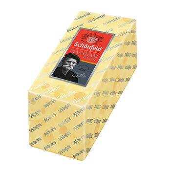 Сыр Swiss Maasdam 48% Schonfeld Швейцария
