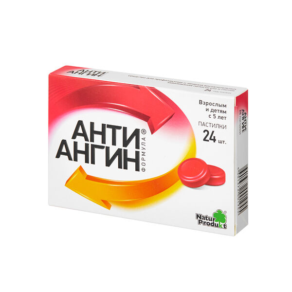 Анти-Ангин Формула пастилки 24 шт 