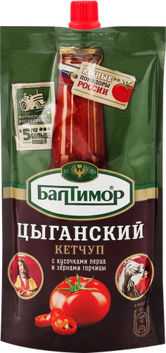 

Кетчуп БАЛТИМОР Цыганский, 530г