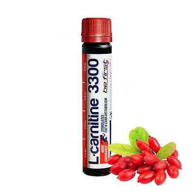 Be First L-Carnitine 3300 мг питьевая ампула 1 шт 25 мл барбарис
