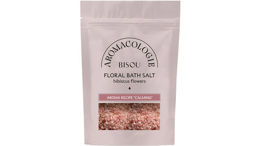Соль для ванны Bisou Aromacologie Успокаивающая гибискус