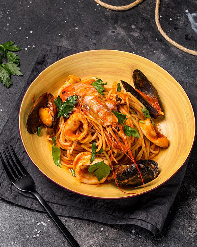 Паста с морепродуктами