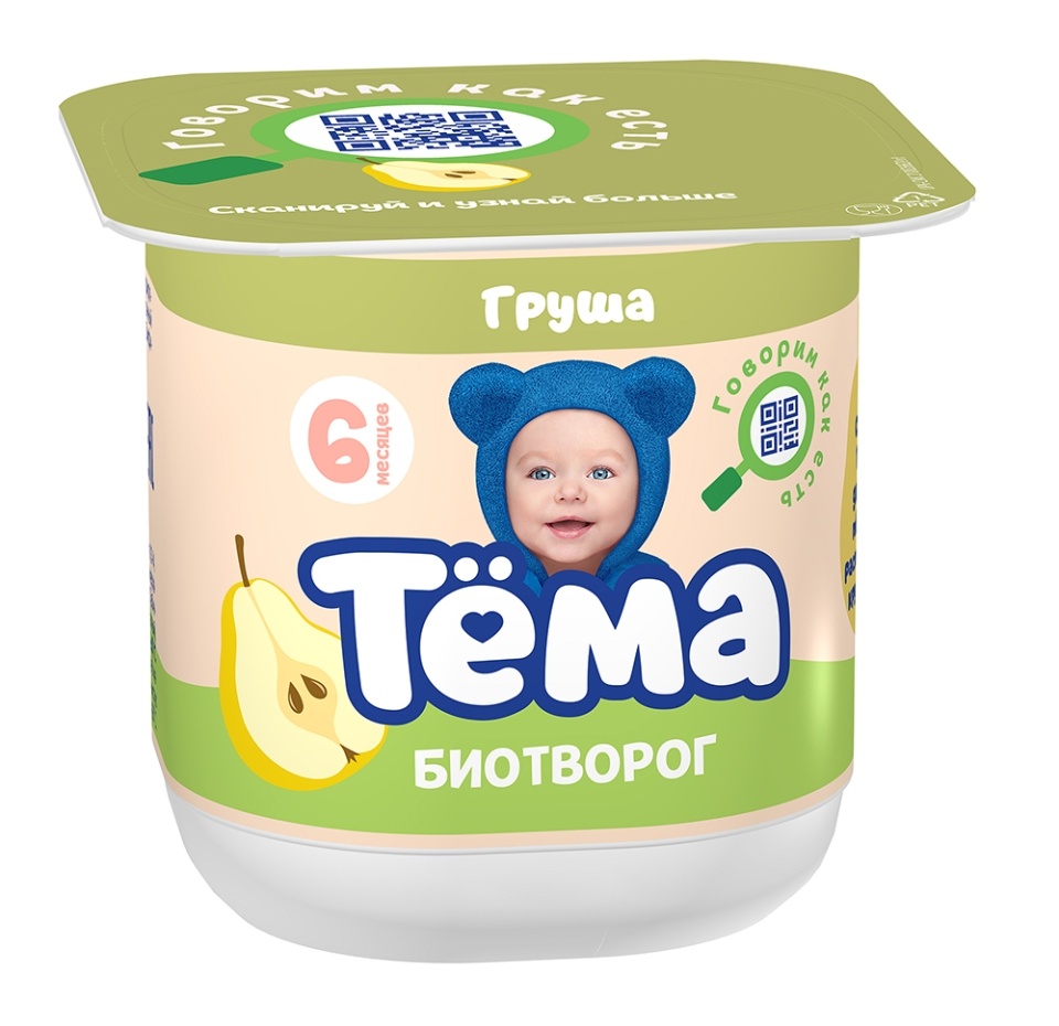 

Творог детский Тёма Груша 4.2% 100 г