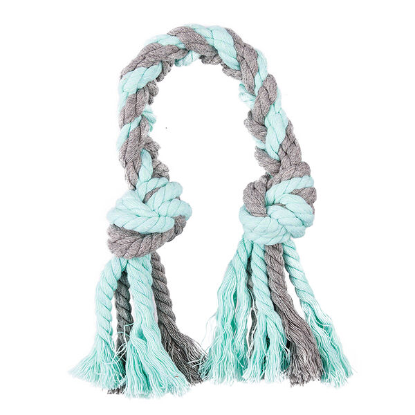 Игрушка для собак канат 40 см двухцветная