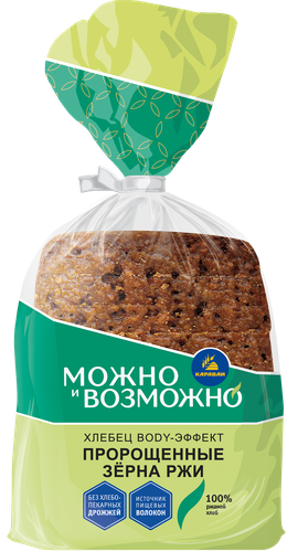 

Хлебец Каравай ЗОЖ Body-эффект нарезка 330 г