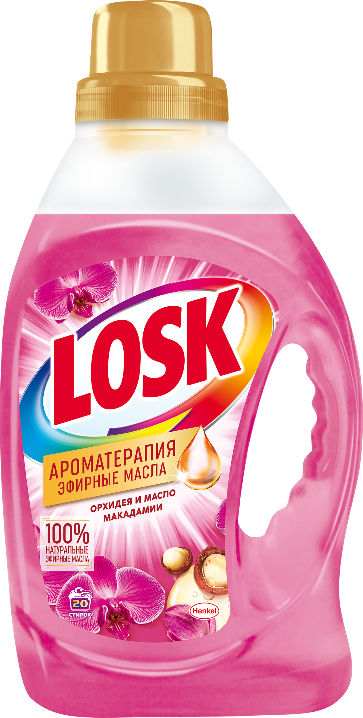 

Гель для стирки Losk Ароматерапия Орхидея и Масло Макадамии 1.46 л