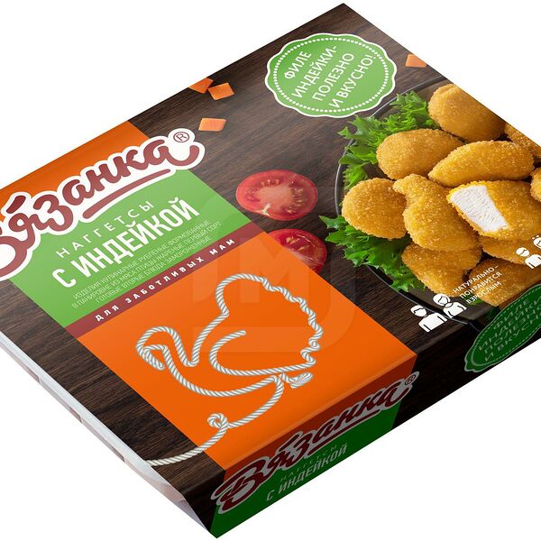 Наггетсы Вязанка с индейкой 0.25кг