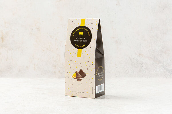 Дольки апельсина в горьком и молочном шоколаде