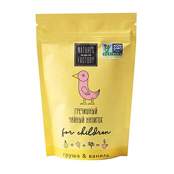 Чайный напиток Nature’s own factory гречишный for children груша & ваниль 75г