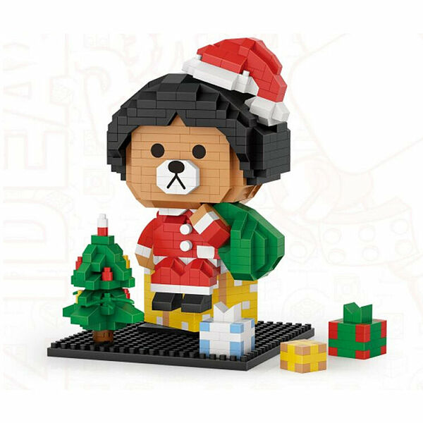 Конструктор LOZ 9276_MK Конструктор Рождественский медведь