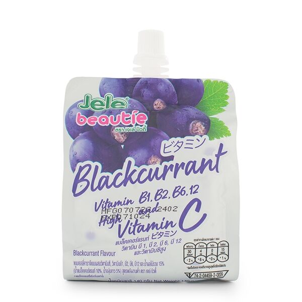 Желе фруктовое Jele Beautie смородина с витаминами