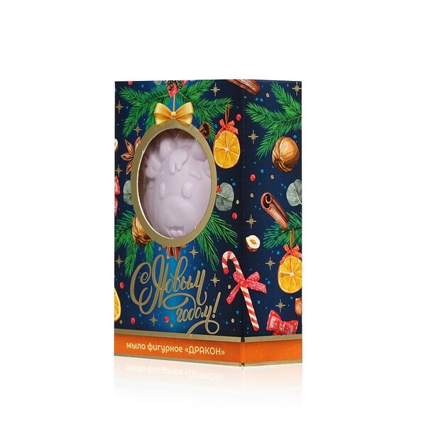 Мыло туалетное фигурное ЗетТек С Новым Годом! Дракон в коробке