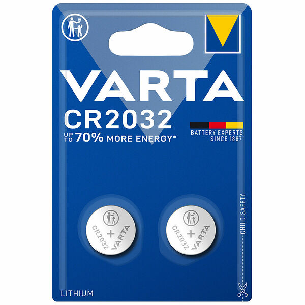 Batarea VARTA Electronics (6032) CR2032 3V 230mAh (2 шт) (1383754)