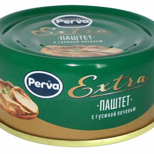 Паштет Extra (Экстра) с куриной печенью ТМ Perva (Перва)