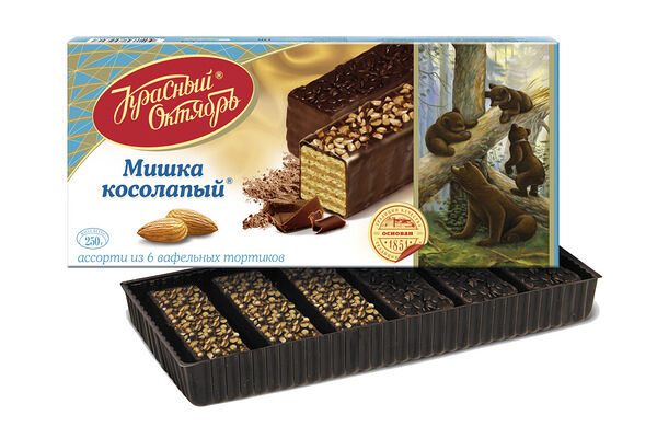 Торт вафельный Красный Октябрь Мишка косолапый