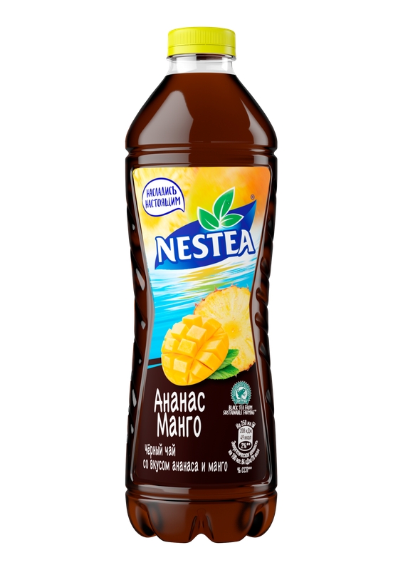 

Напиток NESTEA Черный чай со вкусом манго и ананаса негазированный, 1.5л