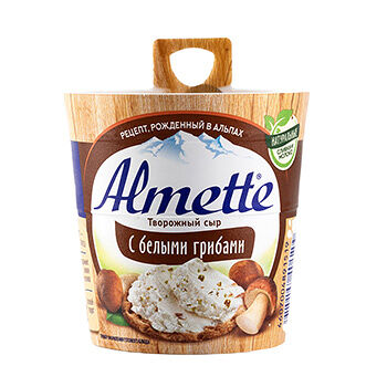 Сыр творожный Almette с белыми грибами, 150 г