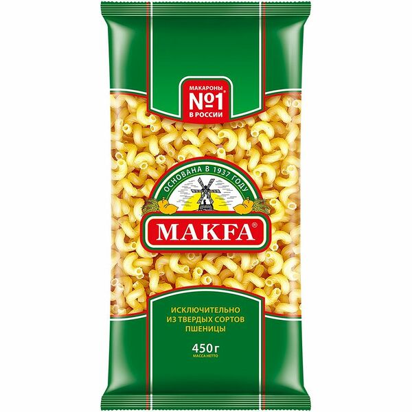 Макароны Makfa рифленые Витки