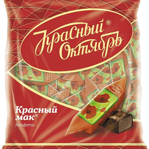 Конфеты Красный Октябрь Красный Мак 250г