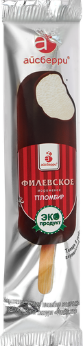 

Мороженое Филевское эскимо пломбир ванильный в шоколадной глазури 80 г