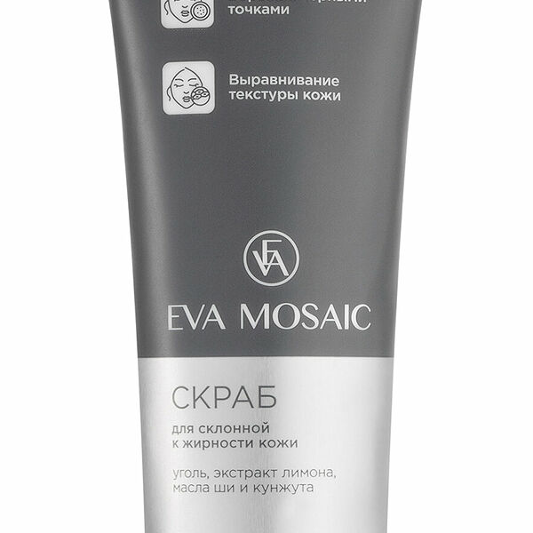 EVA MOSAIC Скраб для склонной к жирности кожи, 75 мл