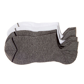 Носки Unisex 2 пары (белый/ темно-серый меланж) ASKOMI, р. 27 (43-46)