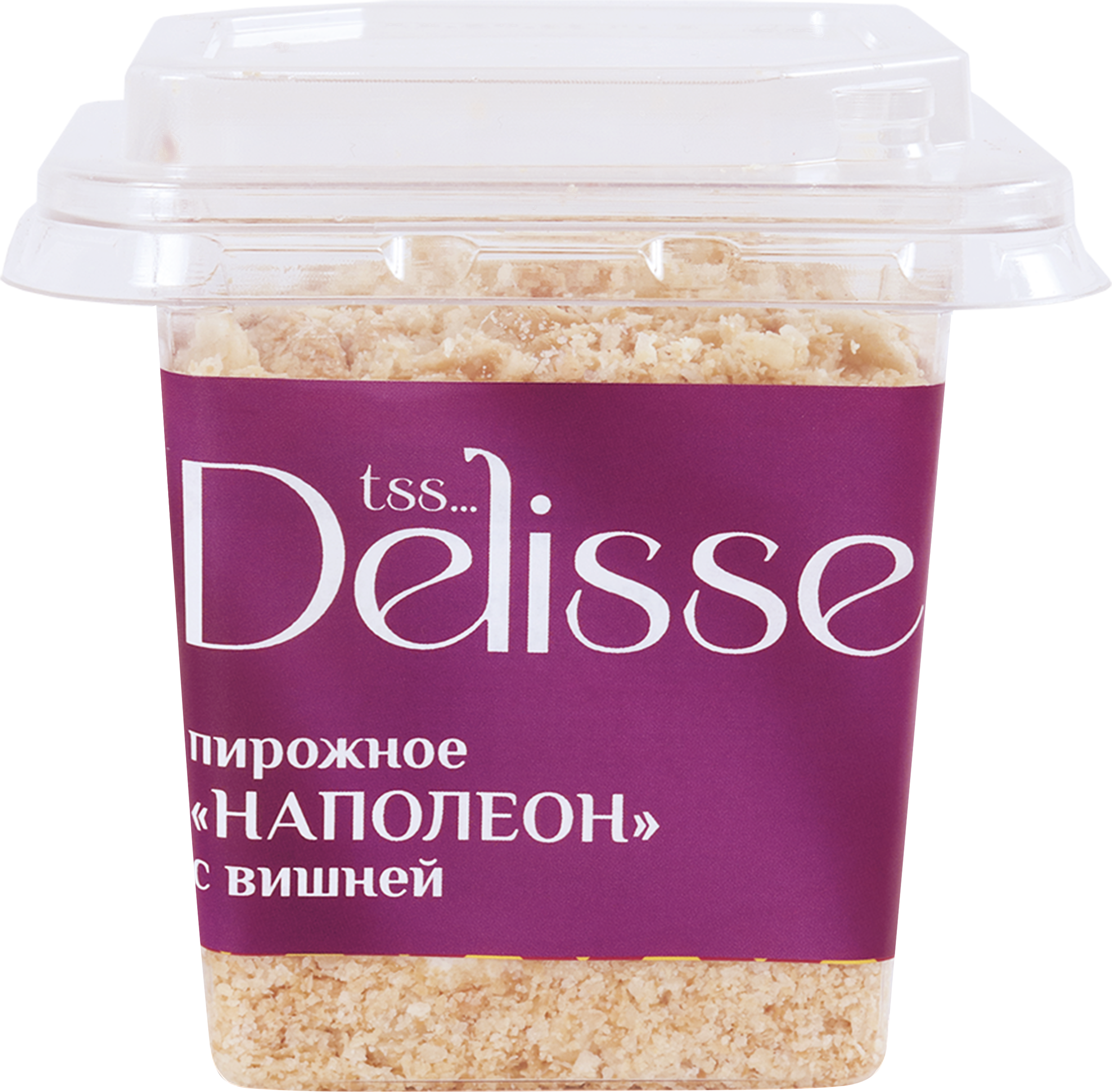 

Пирожное Delisse Наполеон с вишней 120 г