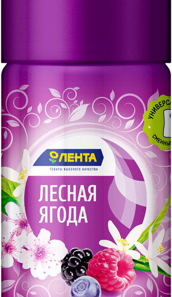 Баллон сменный для автоматического освежителя воздуха ЛЕНТА Лесная ягода