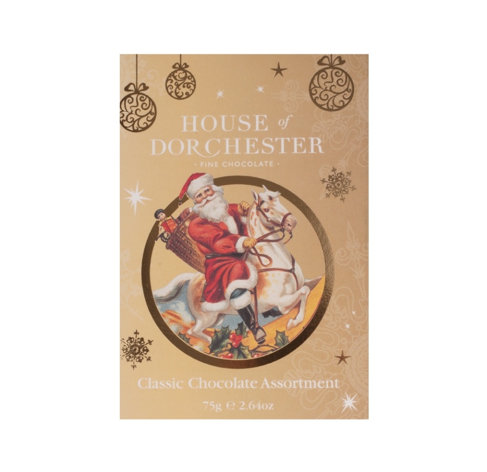 

Конфеты трюфель House of Dorcester Marc de Champagne в золотой упаковке-книге 70г, Великобритания