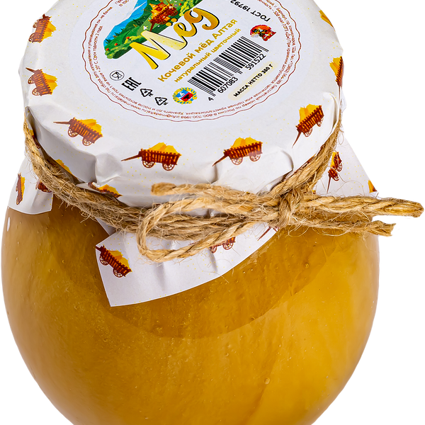 Мед цветочный ПЧЕЛА АЯ Кочевой мед Алтая, 350г