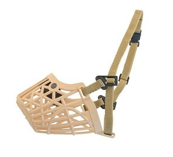 Намордник Дарэлл ZooM пластиковый бежевый №1 для собак 14 см