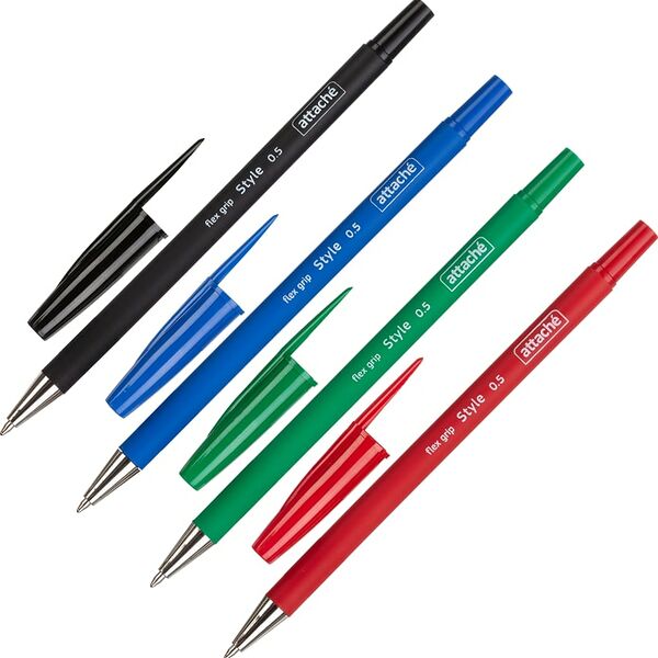 Набор шариковых ручек Attache 4 цвета