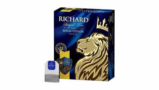 Чай черный Richard Royal Ceylon 100 пакетиков, 200г