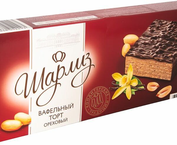 Торт Шарлиз Ореховый вафельный 230г