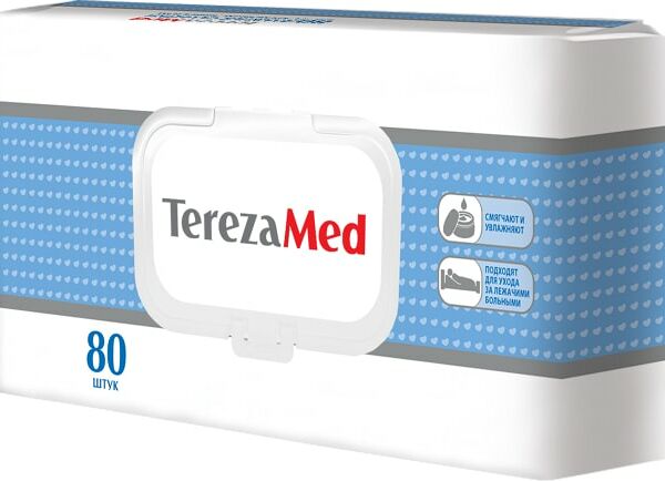 Влажные салфетки TerezaMed Кремовый эффект 80шт